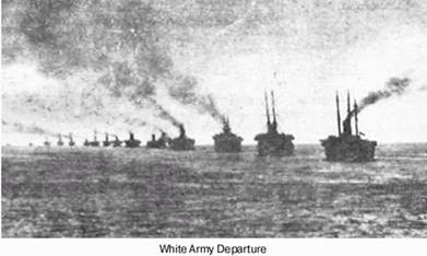 White Army Departure