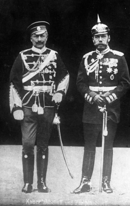 Kaiser Wilhelm Ii. Und Zar Nikolaus Ii.